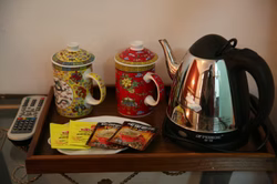 Nirvana complimentary tea and coffee